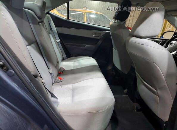 5YFBURHE0GP504033 2016 TOYOTA COROLLA Blue უკანა სავარძლების ხედი