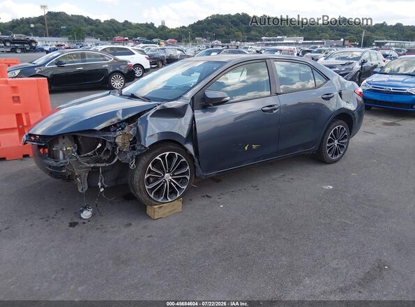 5YFBURHE1GP383335 2016 TOYOTA COROLLA Синий Передняя левая четверть