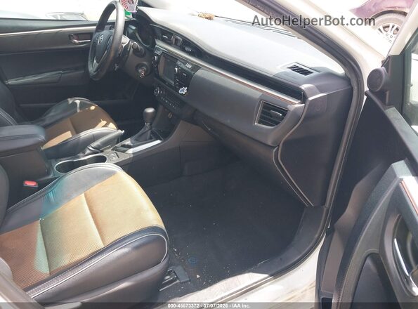 5YFBURHE1GP396537 2016 TOYOTA COROLLA White Vista interior delantera