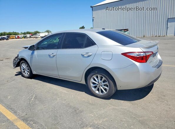 5YFBURHE1GP400313 2016 TOYOTA COROLLA Серебряный Задняя левая четверть