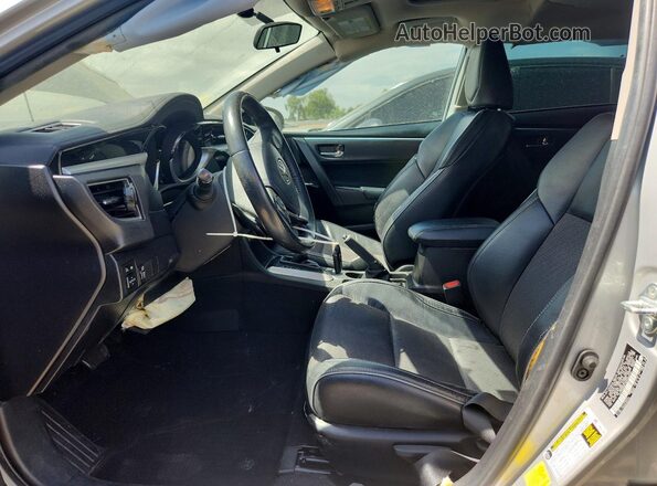 5YFBURHE1GP400313 2016 TOYOTA COROLLA Серебряный Вид салона спереди