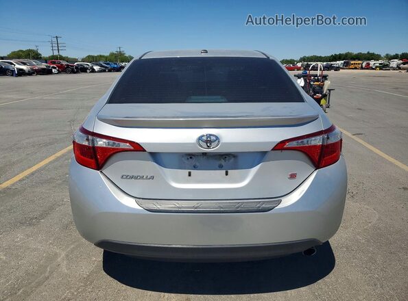 5YFBURHE1GP400313 2016 TOYOTA COROLLA Серебряный Вид сзади