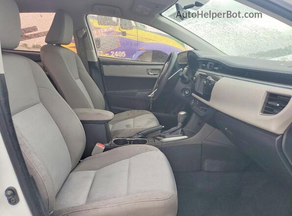 5YFBURHE1GP539079 2016 TOYOTA COROLLA White Front interior view