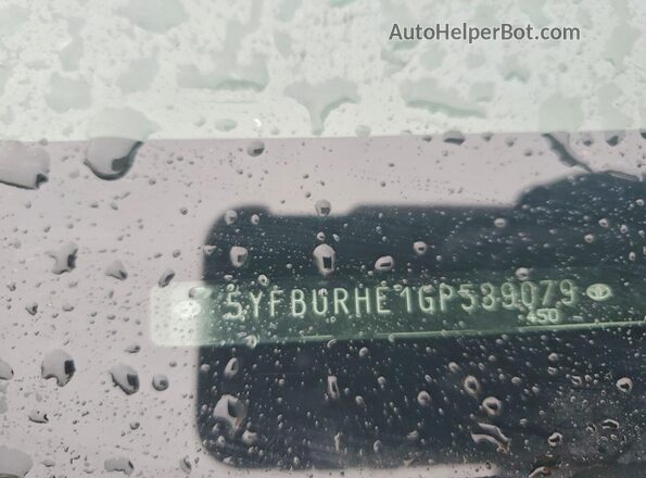 5YFBURHE1GP539079 2016 TOYOTA COROLLA White Engine compartment view