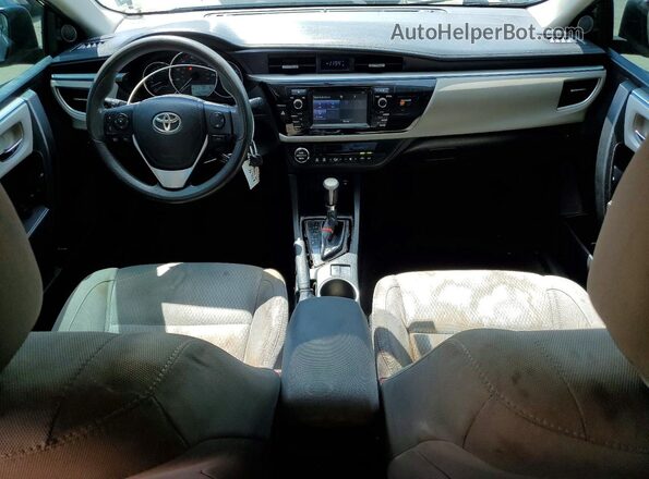 5YFBURHE1GP549448 2016 TOYOTA COROLLA Gray Vista del salpicadero