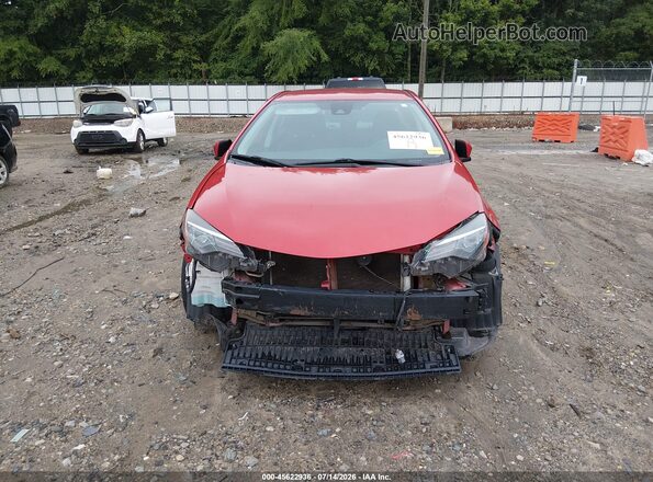 5YFBURHE1KP898098 2019 TOYOTA COROLLA Burgundy Vista frontal