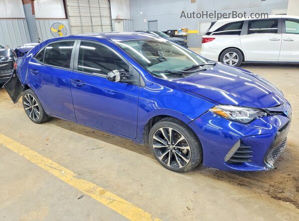 5YFBURHE1KP913344 2019 TOYOTA COROLLA Blue Front right