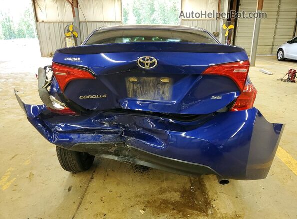 5YFBURHE1KP913344 2019 TOYOTA COROLLA Blue Rear view