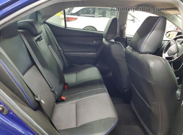 5YFBURHE1KP913344 2019 TOYOTA COROLLA Blue Rear seats view