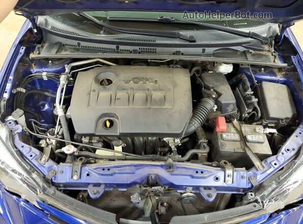 5YFBURHE1KP913344 2019 TOYOTA COROLLA Blue Rear interior view