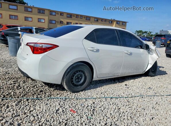 5YFBURHE2GP366964 2016 TOYOTA COROLLA Белый Задняя правая четверть