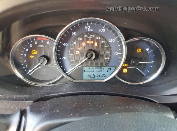 5YFBURHE2GP366964 2016 TOYOTA COROLLA Белый Вид щитка приборов
