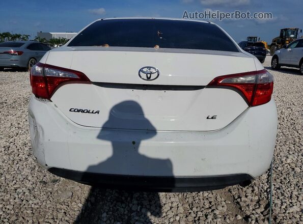 5YFBURHE2GP366964 2016 TOYOTA COROLLA Белый Вид сзади