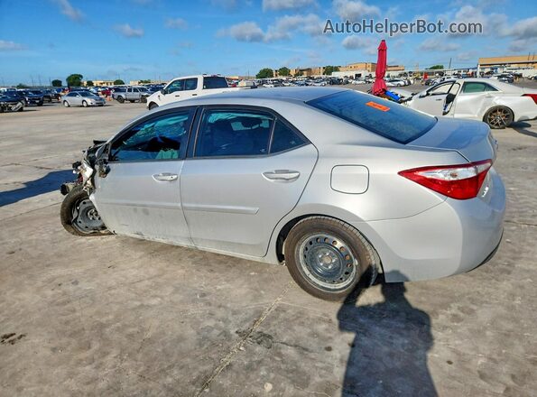5YFBURHE2GP406430 2016 TOYOTA COROLLA Silver Trasero izquierdo