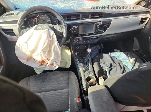 5YFBURHE2GP406430 2016 TOYOTA COROLLA Silver Vista del salpicadero