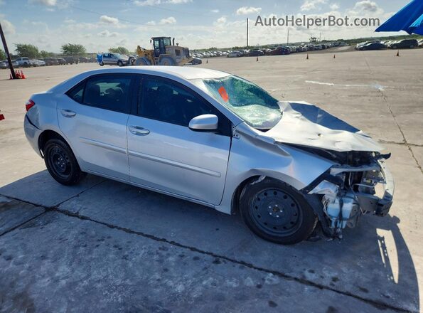 5YFBURHE2GP406430 2016 TOYOTA COROLLA Silver Delantero derecho