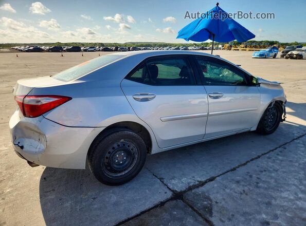 5YFBURHE2GP406430 2016 TOYOTA COROLLA Silver Trasero derecho