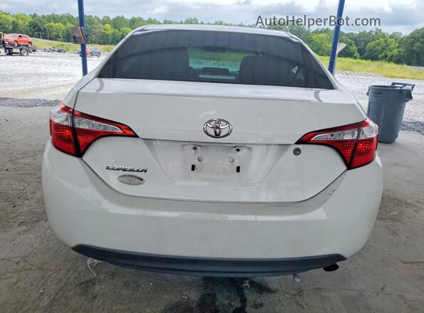 5YFBURHE2GP413085 2016 TOYOTA COROLLA White უკანა ხედი