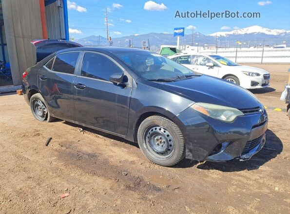 5YFBURHE2GP413863 2016 TOYOTA COROLLA Black Front right