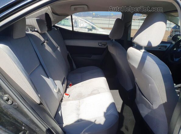 5YFBURHE2GP413863 2016 TOYOTA COROLLA Black Rear seats view