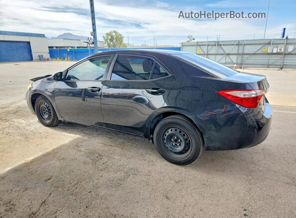 5YFBURHE2GP414740 2016 TOYOTA COROLLA Black Задня ліва чверть