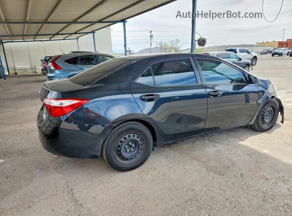 5YFBURHE2GP414740 2016 TOYOTA COROLLA Black Задня права чверть