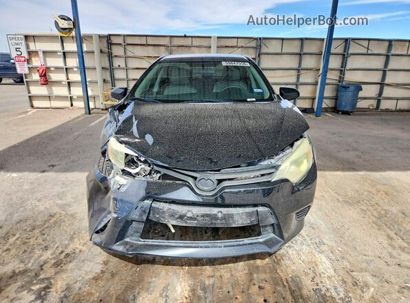 5YFBURHE2GP414740 2016 TOYOTA COROLLA Black Вид спереду