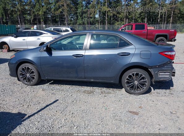 5YFBURHE2GP425821 2016 TOYOTA COROLLA Gray 