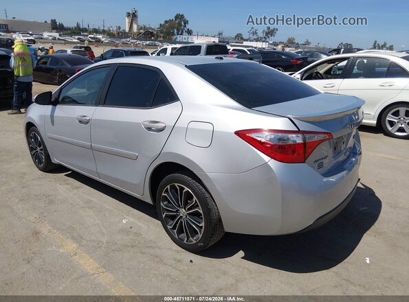 5YFBURHE2GP430131 2016 TOYOTA COROLLA Серебряный Задняя левая четверть