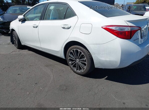 5YFBURHE2GP445678 2016 TOYOTA COROLLA Белый Задняя левая четверть