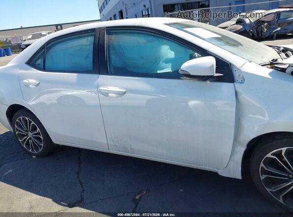 5YFBURHE2GP445678 2016 TOYOTA COROLLA Белый Панорамный вид салона 360°