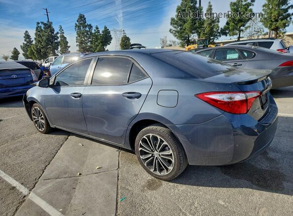 5YFBURHE2GP467289 2016 TOYOTA COROLLA Gray Rear left