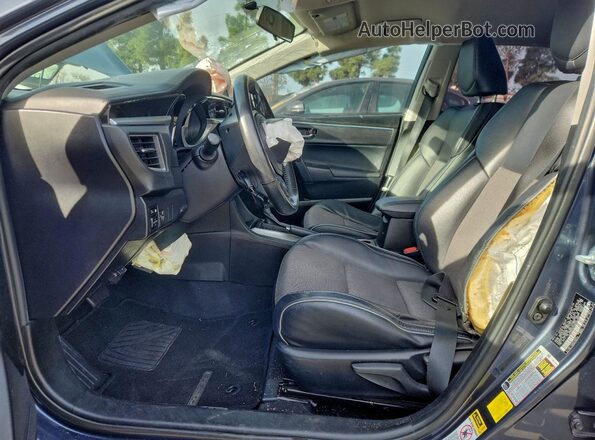 5YFBURHE2GP467289 2016 TOYOTA COROLLA Gray Front interior view