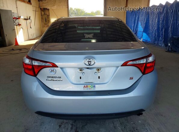 5YFBURHE2GP474100 2016 TOYOTA COROLLA Silver Rear view