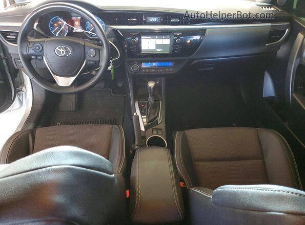 5YFBURHE2GP474100 2016 TOYOTA COROLLA Silver Dashboard view