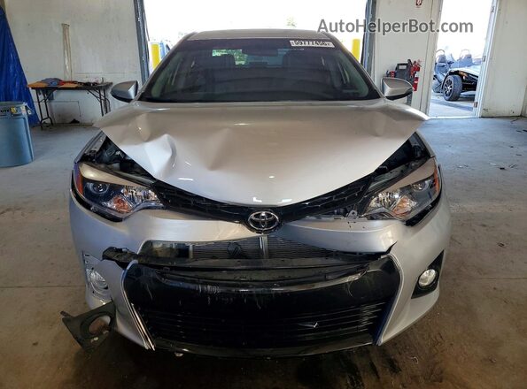 5YFBURHE2GP474100 2016 TOYOTA COROLLA Silver Front view