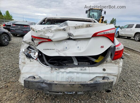 5YFBURHE2GP477031 2016 TOYOTA COROLLA White Հետևի տեսք