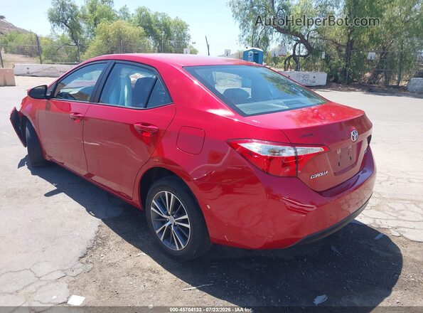 5YFBURHE2GP486005 2016 TOYOTA COROLLA Красный Задняя левая четверть