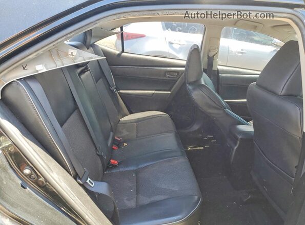 5YFBURHE2GP525143 2016 TOYOTA COROLLA Черный Вид задних сидений