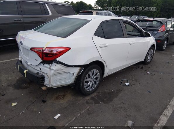 5YFBURHE2JP740285 2018 TOYOTA COROLLA Белый Задняя правая четверть