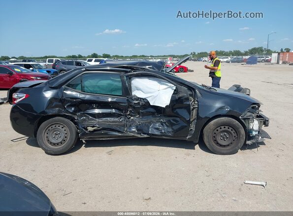 5YFBURHE2KP862968 2019 TOYOTA COROLLA Black Widok wnętrza z tyłu
