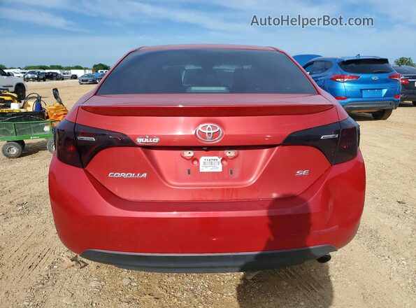 5YFBURHE2KP947874 2019 TOYOTA COROLLA Red Вид ззаду