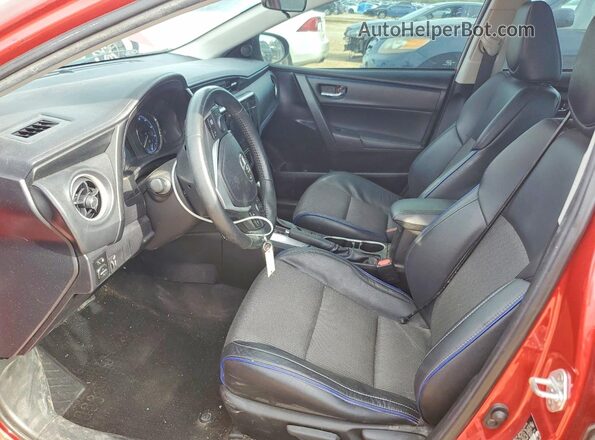 5YFBURHE2KP947874 2019 TOYOTA COROLLA Red Вид салону спереду