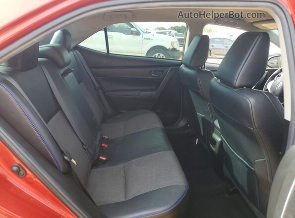 5YFBURHE2KP947874 2019 TOYOTA COROLLA Red Вид задніх сидінь