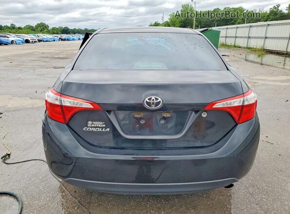 5YFBURHE3GP390688 2016 TOYOTA COROLLA Black Вид ззаду