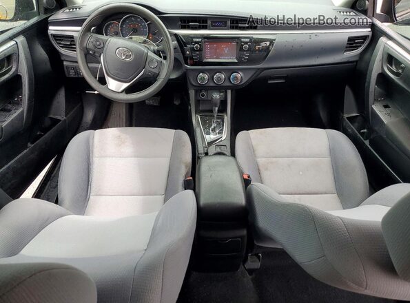 5YFBURHE3GP390688 2016 TOYOTA COROLLA Black Вид панелі приладів