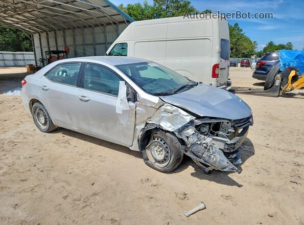 5YFBURHE3GP458620 2016 TOYOTA COROLLA Silver Przód prawy