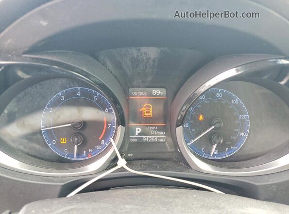 5YFBURHE3GP464076 2016 TOYOTA COROLLA Blue Instrument cluster view