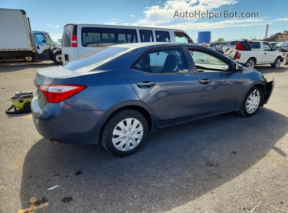 5YFBURHE3GP481492 2016 TOYOTA COROLLA Charcoal Задня права чверть