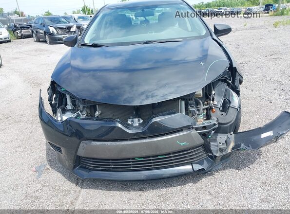 5YFBURHE3GP489205 2016 TOYOTA COROLLA Black წინა ხედი